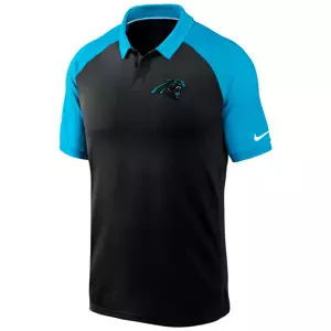 Pánské tričko Nike Raglan Polo NFL Carolina Panthers, XXL