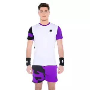Pánské tričko Hydrogen  Tech Camo Tee White/Purple M