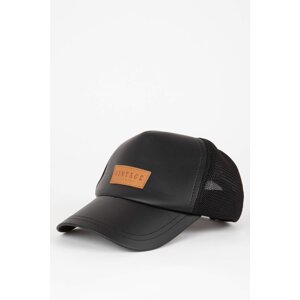 DEFACTO Man Faux Leather Cap Hat