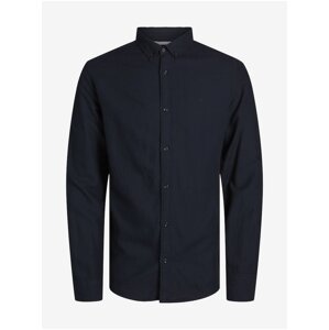 Tmavě modrá pánská košile Jack & Jones Maze - Pánské