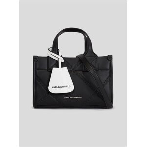 Černá dámská kabelka KARL LAGERFELD Skuare SM Tote Embossed - Dámské