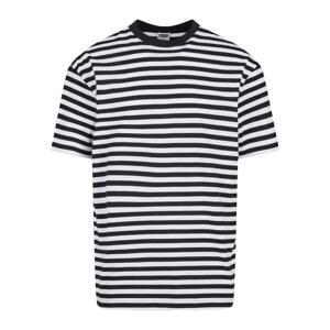 Pánské tričko Regular Stripe bílo/černé