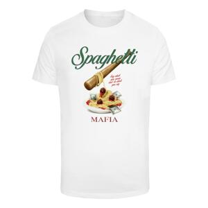 Pánské tričko Spaghetti Mafia - bílé