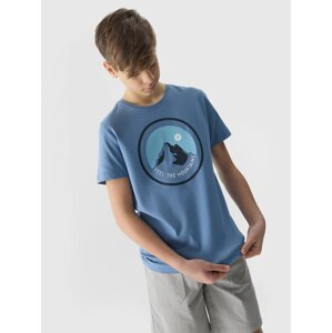 Chlapecké triko z organické bavlny 4F - modré