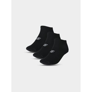 Pánské ponožky casual pod kotník 4F (3pack) - černé