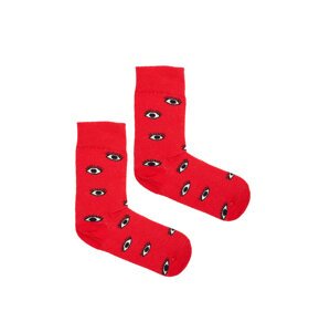 Ponožky Kabak Unisex s vzorem červených očí