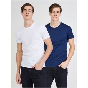 Sada dvou pánských triček v bílé a modré barvě Levi's® The Perfect