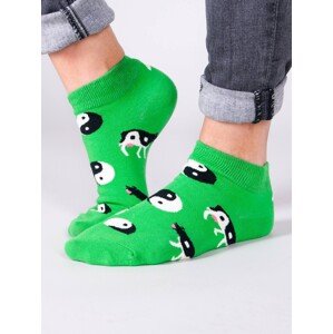 Yoclub Unisex kotníkové vtipné bavlněné ponožky vzory barvy SKS-0086U-A700