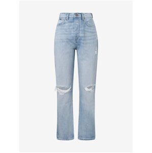 Světle modré dámské straight fit džíny Pepe Jeans Celyn