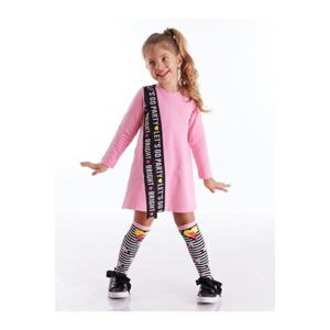 mshb&g Girls' Lets Go Dress + Knee High Socks