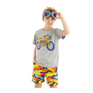 mshb&g Motorcycle Camouflage Boys T-shirt Shorts Set