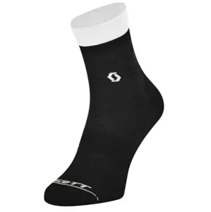Cyklistické ponožky Scott  Trail Quarter Dark Grey/White