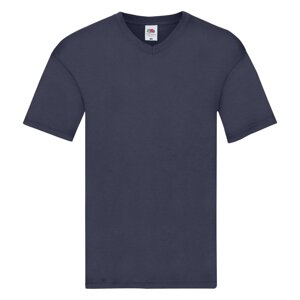 Navy blue men's t-shirt Original V-neck Fruit of the Loom