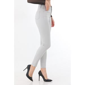 BİKELİFE dámské kalhoty s vysokým pasem, délka ke kotníkům, úzké nohavice, elastické lycrové kalhoty pro ženy.