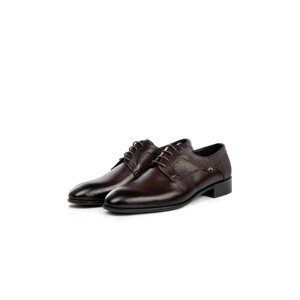 Pánské klasické boty z pravé kůže Ducavelli Sace, klasické boty Derby, klasické boty na šněrování.