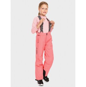 Růžové holčičí lyžařské kalhoty Kilpi GABONE
