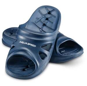 AQUA SPEED Unisex boty do bazénu Florida námořnická modrá vzor 10