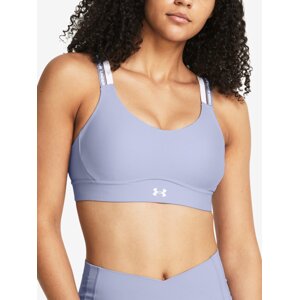 Fialová dámská sportovní podprsenka Under Armour UA Infinity Mid 2.0 Rib Bra