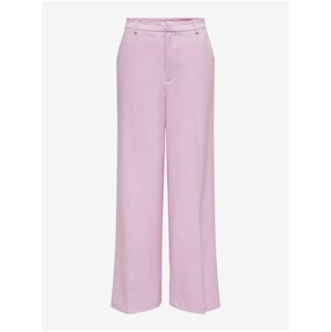 Světle růžové dámské kalhoty ONLY Alba - Dámské