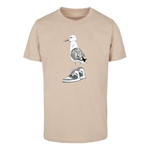 Pánské tričko Seagull Sneakers - pískové