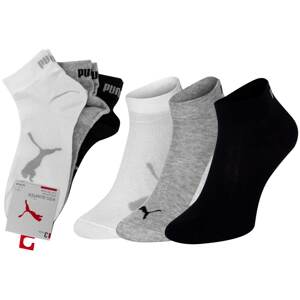 Puma Unisex's Socks 3Pack 90796102 Grey/Black/White