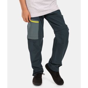 Klučičí outdoorové kalhoty Kilpi HOSIO-JB Tmavě zelená