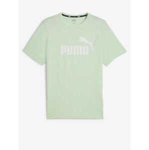 Světle zelené pánské tričko Puma ESS Logo Tee