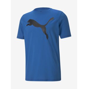 Modré pánské sportovní tričko Puma Active Big Logo Tee