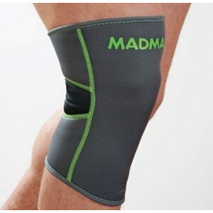MADMAX bandáž zahopren koleno - MFA 294, XXL, tmavě šedá-zelená