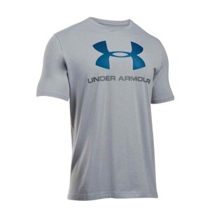 Under Armour Pánské tričko Heatgear CC Sportstyle Logo, XL, světle šedá