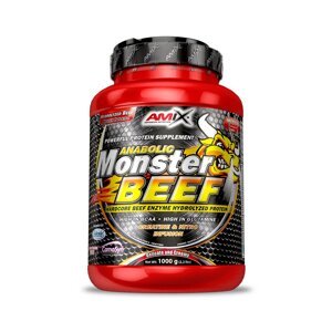 AMIX Anabolic Monster BEEF 90% Protein, Strawberry-Banana, 20x33g