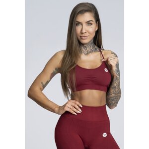 Gym Glamour Podprsenka Simply Bordo, M, bordo