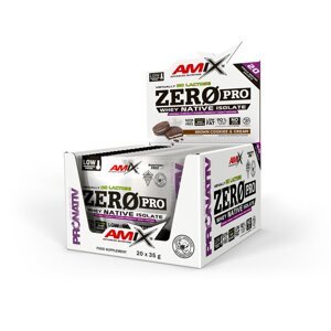 AMIX ZeroPro Protein, White Chocolate, 20x35g
