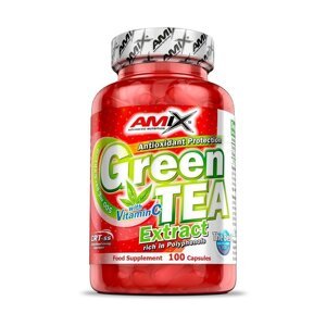 AMIX Green TEA Extract with Vitamin C, 100cps