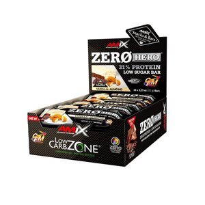AMIX Zero Hero 31% Protein Bar, Vanilla-Almond, 15x65g