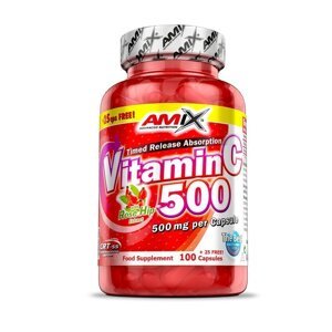 AMIX Vitamin C 500mg, 125cps