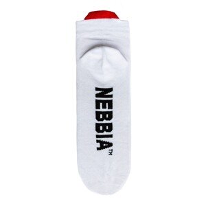 Nebbia “SMASH IT” kotníkové ponožky 102, bílá, 39-42