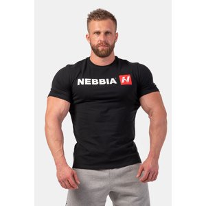 Nebbia Red "N" tričko 292, XXL, černá