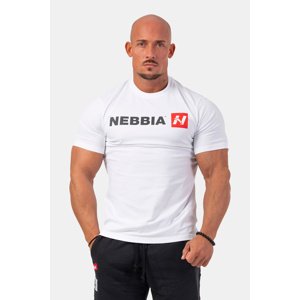 Nebbia Red "N" tričko 292, M, bílá