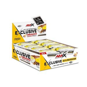 AMIX Exclusive Protein Bar, Pineapple-Coconut, 24x40g