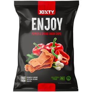 Enjoy Chips JOXTY Enjoy smažené bramborové chipsy s paprikou a jarní cibulkou 40g, 40g
